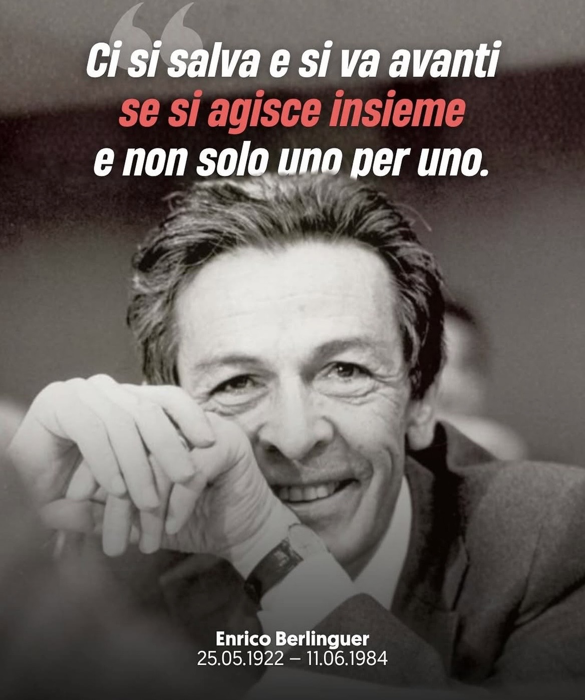 L’11 giugno 1984 moriva Enrico Berlinguer.
