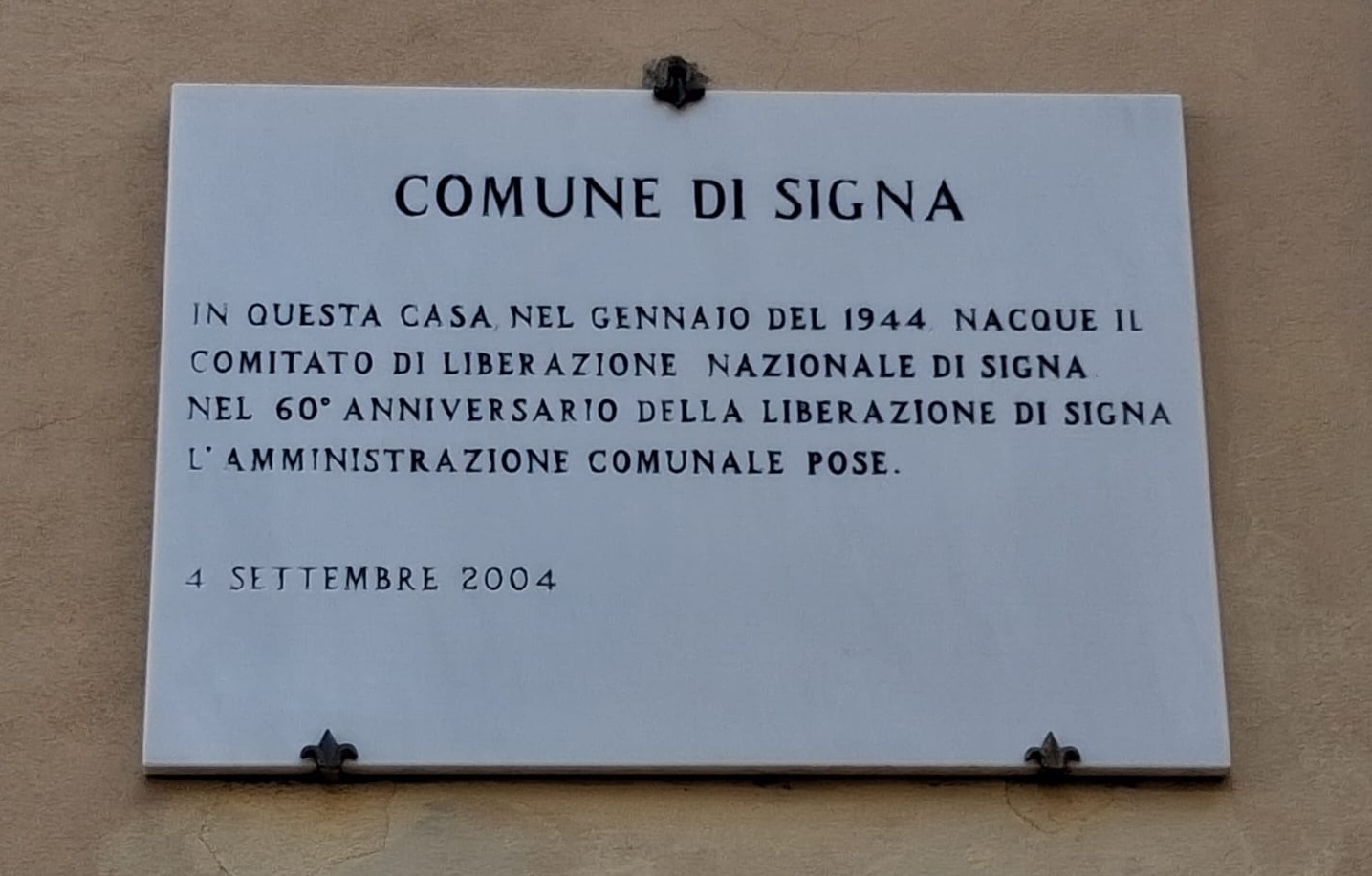 Signa celebra 82 anni di libertà
